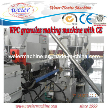 Shj-75 Wood Plastic Composto WPC Granulated Machine